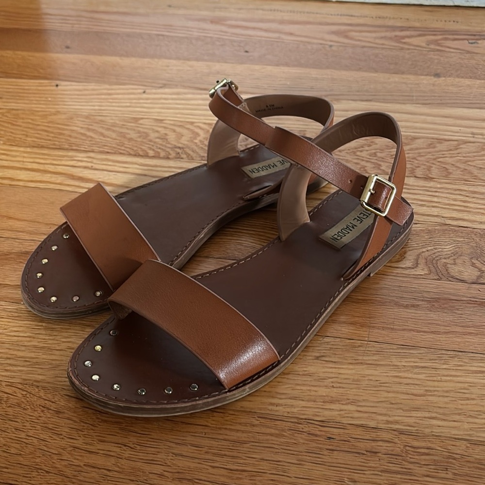 Steve Madden Sandals-brown- size 8.5